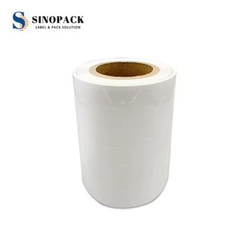 Matériau d'étiquette PE blanc